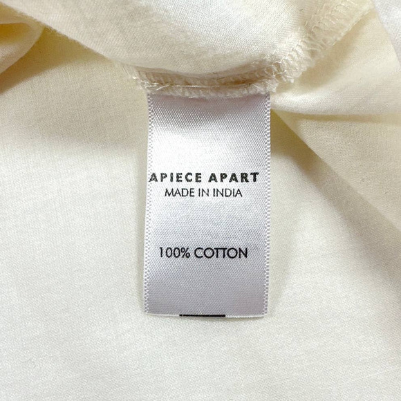 APIECE APART Victoria Mock Neck Blouse 0|XS - Picture 9 of 13